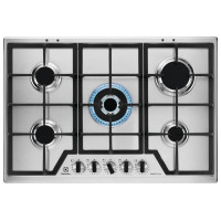 Варильна поверхня Electrolux газова, 75см, чавун, нерж