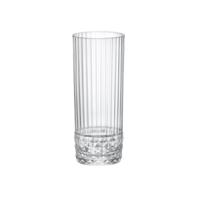 Набор стаканов высоких Bormioli Rocco America'20s Long Drink, 400мл, h158мм, 6шт, стекло, прозрачный 122143BAU021990