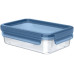 Контейнер Tefal Master Seal Eco 0,8л, прямокутний, пластик, прозорий, блакитний