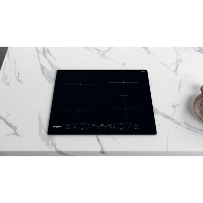 Варильна поверхня Whirlpool індукційна, 60см, розширена зона, чорний Варильна поверхня Whirlpool індукційна, 60см, розширена зона, чорний