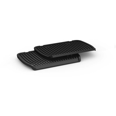 Гриль Tefal прижимной OptiGrill+ 2000Вт, темп. режимов-4, съемные пластины, алюминий, металл