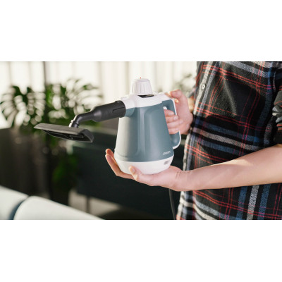 Пароочиститель ARDESTO, 1200Вт, 400мл, 3.5Бар, белый+ синий