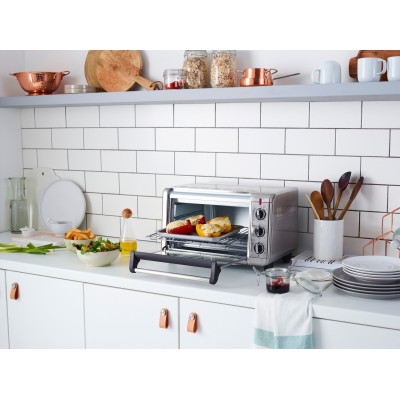 Піч електрична Russell Hobbs Air Fry Mini Oven, 12.6л, 1500Вт, механіч., гриль, конвенція, сіра Піч електрична Russell Hobbs Air Fry Mini Oven, 12.6л, 1500Вт, механіч., гриль, конвенція, сіра