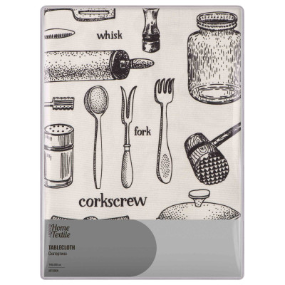 Скатертина ARDESTO Kitchen 140х180см, 90% поліестер, 10% бавовна