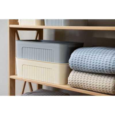 Ящик з кришкою для зберігання ARDESTO 45.5х31х24.5см, 23л, пластик PP, бежевий Ящик з кришкою для зберігання ARDESTO 45.5х31х24.5см, 23л, пластик PP, бежевий