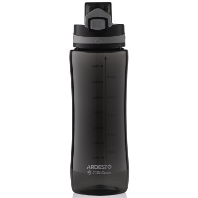 Пляшка для води ARDESTO Purity, 800мл, пластик, чорний
