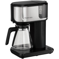 Кавоварка Russell Hobbs Attentiv, 1.25л, мелена, чорно-срібний Кавоварка Russell Hobbs Attentiv, 1.25л, мелена, чорно-срібний