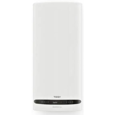 Водонагреватель электр. TESY Bellislimo Dry Cloud плоский GCR 802724D E31 ECW, 65л, 2,4кВт, сухой тэн, ун. монтаж, электр. кер-ние, B, белый