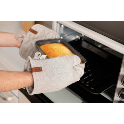 Рукавичка ARDESTO Oliver, 18х30см, 100% бавовна, нап-ч: ватин, сірий