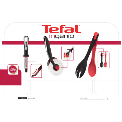 Картоплем'ялка Tefal Ingenio, пластик, чорний (K2071214) Картоплем'ялка Tefal Ingenio, пластик, чорний (K2071214)