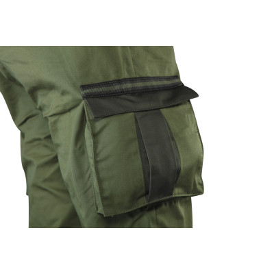 Напівкомбінезон робочий Neo Tools Camo Olive, потрійний шов, XXL(56), оливковий