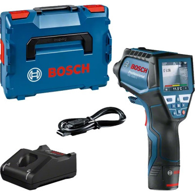 Термодетектор Bosch Professional GIS 1000C -40град. до +1000град., ±.0.2град., IP54, 0.54кг, кейс Термодетектор Bosch Professional GIS 1000C -40град. до +1000град., ±.0.2град., IP54, 0.54кг, кейс