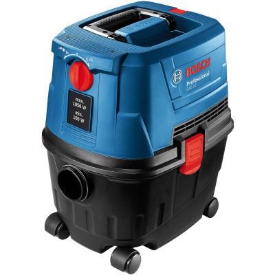 Пылесос профессиональный Bosch Professional GAS 15 PS, 1100Вт, 220мБар, контейнер 15л, 8кг
