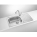 Мийка кухонна Deante Doppio, нерж.сталь, прямокут., з крилом, 780х430х160мм, чаша - 1, накладна, нерж Мийка кухонна Deante Doppio, нерж.сталь, прямокут., з крилом, 780х430х160мм, чаша - 1, накладна, нерж