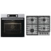 Комплект Gorenje (духовка електрична BO6737E02XK + варильна поверхня газова G642ABX), 743550, нерж.