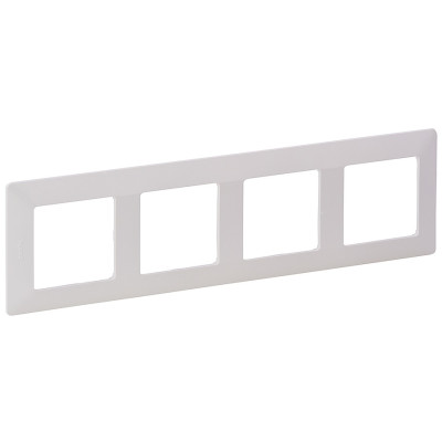 Рамка 4 пости Legrand Valena LIFE, білий