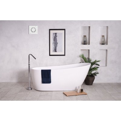 Витяжний вентилятор Ardesto 15 Вт, 80 м3/г, 2400 об./хв., 33 дБ, білий (BFO-100W)