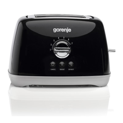 Тостер Gorenje, 900Вт, пластик-метал, чорний Тостер Gorenje, 900Вт, пластик-метал, чорний