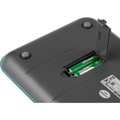Ваги Sencor кухонні, 5кг, підключення до смартфону, AAAx2, пластик, зелений