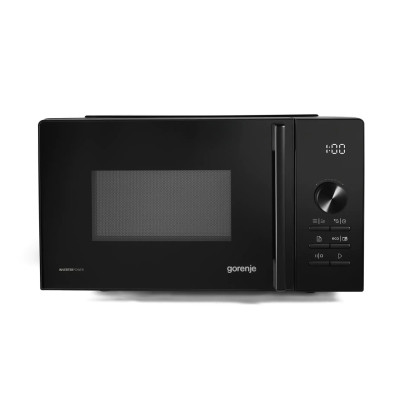 Мікрохвильова піч Gorenje, 20л, електр. керув., 800Вт, гриль, дисплей, 20 програм, інвертор, чорний Мікрохвильова піч Gorenje, 20л, електр. керув., 800Вт, гриль, дисплей, 20 програм, інвертор, чорний