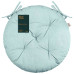 Подушка для стільця ARDESTO Oliver, 40см, 100% бавовна, нап-ч: 50% холоф, 50% пп, аквамарин Подушка для стільця ARDESTO Oliver, 40см, 100% бавовна, нап-ч: 50% холоф, 50% пп, аквамарин