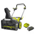 Снігоприбиральна машина акумуляторна Ryobi RY36STX53A-150 36В MAX POWER акб 1х5Ач ширина 53см безщітковий двигун викид до 11м висота 35см 25.5кг (5133005723)