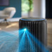 Очисник повітря Philips 2 в 1 PureProtect Water Series 3400, 78м2, 300м3/год, Nano, НЕРА,попередн.,угольний фільтр, Wi-Fi, датчик якості, температ,вологості, темно-сірий