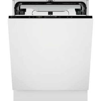 Посудомийна машина Electrolux вбудована, 14компл., D, 60см, дисплей, інвертор, 3й кошик, чорний