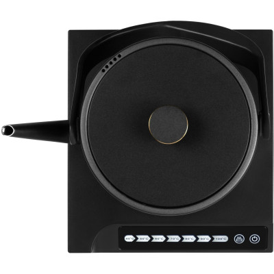 Електрочайник Catler 0.6л, Strix, заварник, нерж. сталь, підтримка температури, сенс. керув., чорний