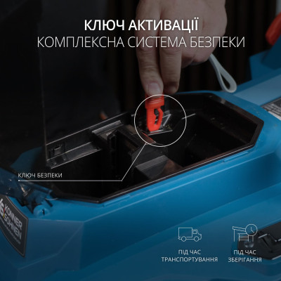 Набір із двох акумуляторних інструментів Konner&Sohnen KS 33LM-BCT20V-SET 20В газонокосарка KS 33LM-20V та тример садовий KS BCT-20V акб 1х4А·год ЗП 17.3кг