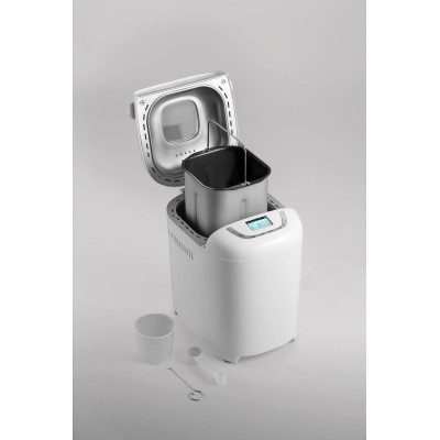Хлебопечка Gorenje 550Вт, программ-15, макс.вес -0.9кг, форма прямоугольник, пластик, белый (BM910WII)