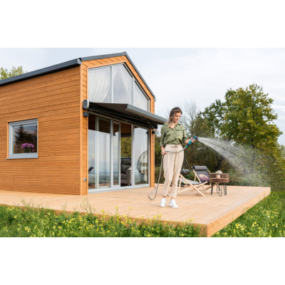 Набір для поливу Cellfast BASIC в комплекті шланг що розтягується 7.5-22.5м зрошувач комплект підключення 1/2-3/4" (19-047) Набір для поливу Cellfast BASIC в комплекті шланг що розтягується 7.5-22.5м зрошувач комплект підключення 1/2-3/4" (19-047)