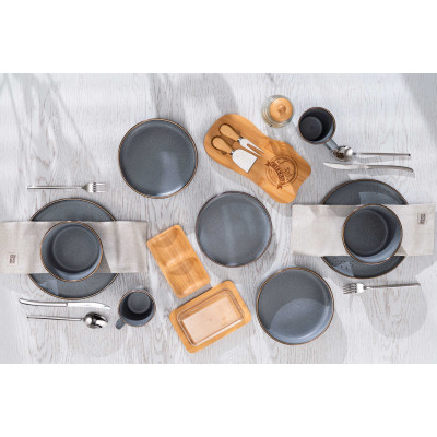 ARDESTO Чашка Fasano, 310мл, кераміка, сірий