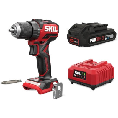 Шурупокрут-дриль акумуляторний SKIL 3065 CA Compact 20В безщітковий 1х2.5А·год 60Нм 500·1800об/хв 0.9кг