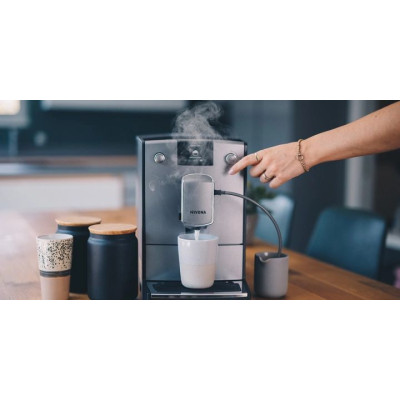 Кофемашина Nivona  CafeRomatica, 2,2л, зерно+молотый, автомат.капуч, авторецептов -5, серебристый