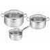 Набір посуду Tefal DUETTO+, 6предметів, нержавіюча сталь, скло Набір посуду Tefal DUETTO+, 6предметів, нержавіюча сталь, скло