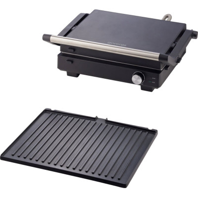 Гриль Gorenje прижимний 2000Вт, темп. режимів-7, з`ємні пластини, розкриття на 180°, метал, чорний Гриль Gorenje прижимний 2000Вт, темп. режимів-7, з`ємні пластини, розкриття на 180°, метал, чорний