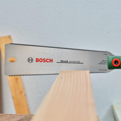 Bosch Ножівка по дереву Ryoba, 250мм, 17TPI, пластикове руків'я