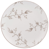 Тарелка обеденная ARDESTO Asti, 26.9см, керамика, бело-бежевый