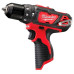 Шурупокрут-дриль ударний акумуляторний Milwaukee M12 BPD-0 12В 30Нм 0-1500об/хв 1.0кг без АКБ та ЗП