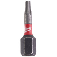 Біти Milwaukee Shockwave, Torx T10х25мм, набір 2шт