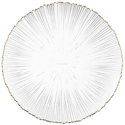 Тарілка Ardesto Mallow, 21см, скло, прозорий Тарілка Ardesto Mallow, 21см, скло, прозорий