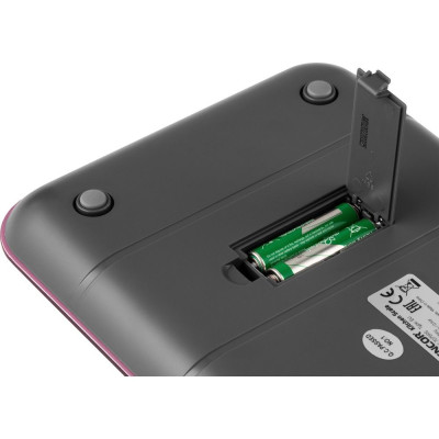Ваги Sencor кухонні, 5кг, підключення до смартфону, AAAx2, пластик, червоний