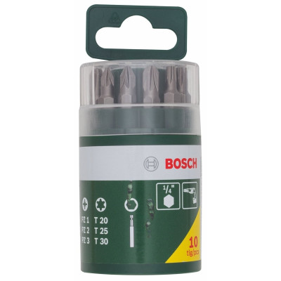 Bosch Набор бит 9 шт. и универсальный держатель