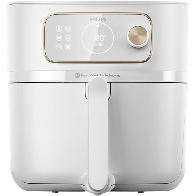 Мультипіч Philips Combi XXL Connected 2200Вт, чаша-8.3л, сенсорне управл., 22 авто. программ, пластик, білий Мультипіч Philips Combi XXL Connected 2200Вт, чаша-8.3л, сенсорне управл., 22 авто. программ, пластик, білий