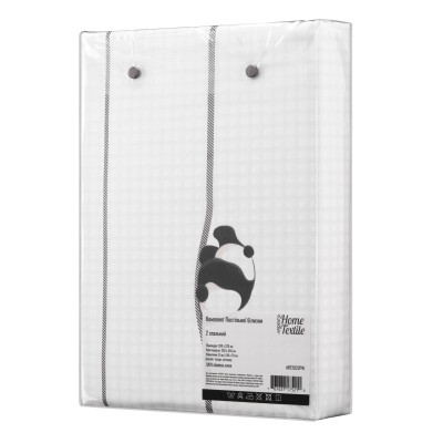 КПБ 2,0сп ARDESTO Gloria, підковдра 200х220см, простирадло 230х240см, наволочки (2) 50х70см, 100% бавовна, сатин, панди, клітинка КПБ 2,0сп ARDESTO Gloria, підковдра 200х220см, простирадло 230х240см, наволочки (2) 50х70см, 100% бавовна, сатин, панди, клітинка