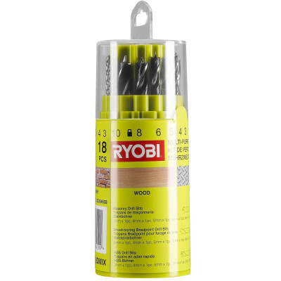 Ryobi Набір з двох акумуляторних інструментів ONE+ R18DDSDS-125T, валіза + оснастка