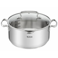 Tefal Каструля DUETTO+, 5л, з кришкою, нержавюча сталь, скло Tefal Каструля DUETTO+, 5л, з кришкою, нержавюча сталь, скло