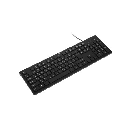 HAMA Клавіатура KC-200 105key, USB-A, EN/UKR, чорний