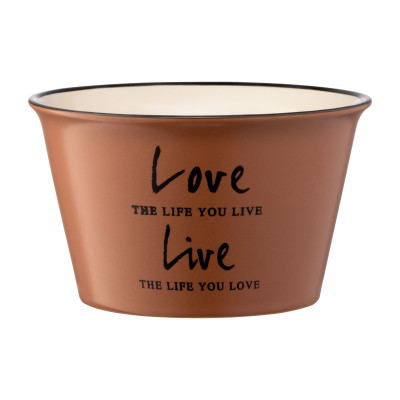 ARDESTO Бульйонниця Cream, 550 мл, коричнева, кераміка ARDESTO Бульйонниця Cream, 550 мл, коричнева, кераміка